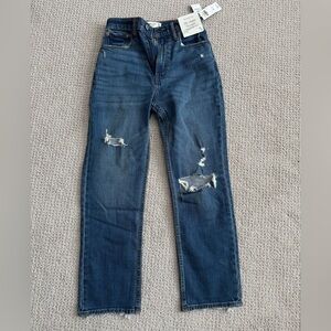 Abercrombie ultra high rise ankle straight jeans 2/26